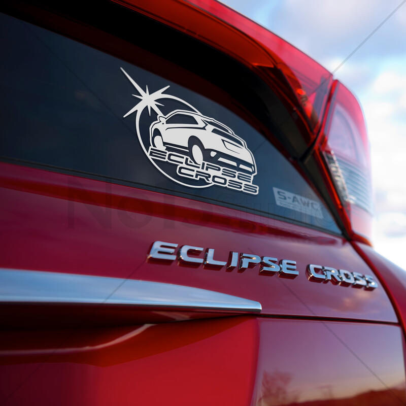 MITSUBISHI Eclipse Cross 日蝕 太陽鑽 車型貼紙