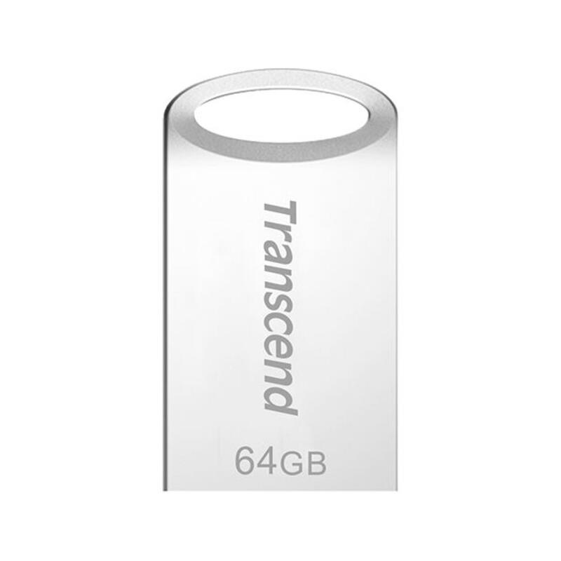 新風尚潮流【TS64GJF710S】 創見 64GB JF710 USB 3.1 霧面銀 金屬外殼 短版 隨身碟