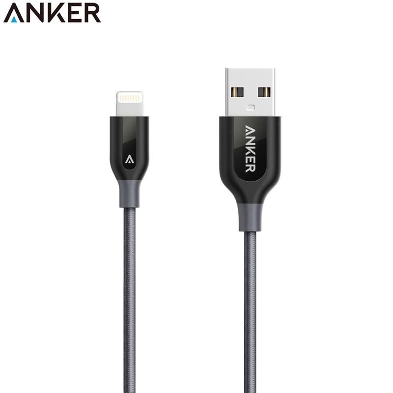 又敗家Anker數據線30公分PowerLine+ Lightning充電線適iPhone蘋果iPad同步線A81240