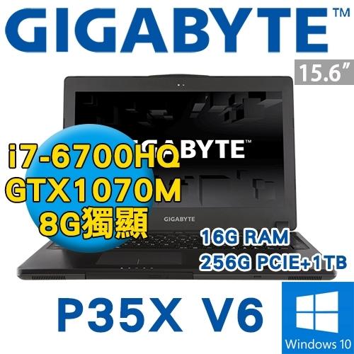 【子震科技】技嘉 P35X V6-i7-6700HQ/16G DDR4/256G 1TB/GTX1070M 8G