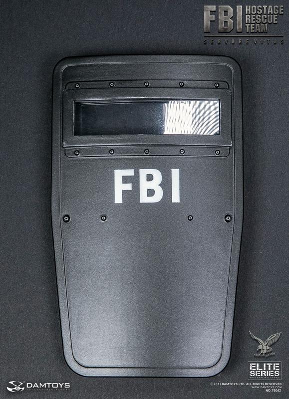 1/6 DAMTOYS 78042聯邦調查局 人質救援小組/FBI HRT - 探員 防暴盾牌 ~ 缺貨中