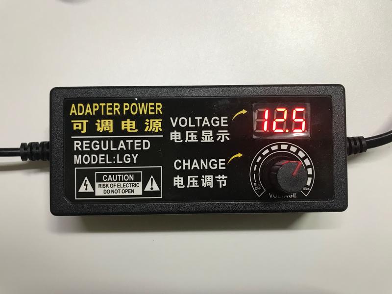 [米奇爸] 數位顯示可調變壓器 電壓可即時調整 5-24V 2-10A 調速調光調溫 現貨
