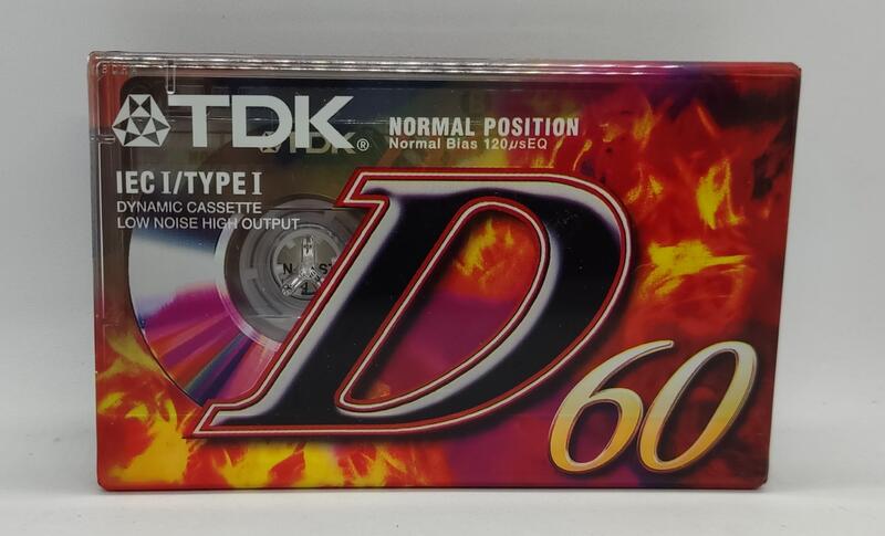 全新 TDK D60 60分鐘 卡式 空白錄音帶  (BC030405)