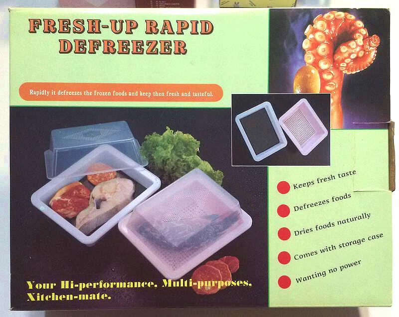 【K12】Fresh-up Rapid Defreezer 神奇節能解凍盒【原價1400以上 原裝進口 保持食材風味】
