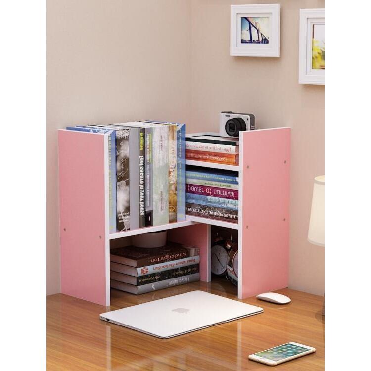 書架簡易桌上學生用兒童辦公書桌面置物架簡約現代收納宿舍小書柜