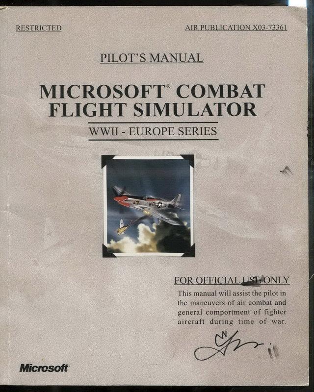 【語宸書店J251】《Microsoft Combat Flight Simulator》Microsoft│七成新