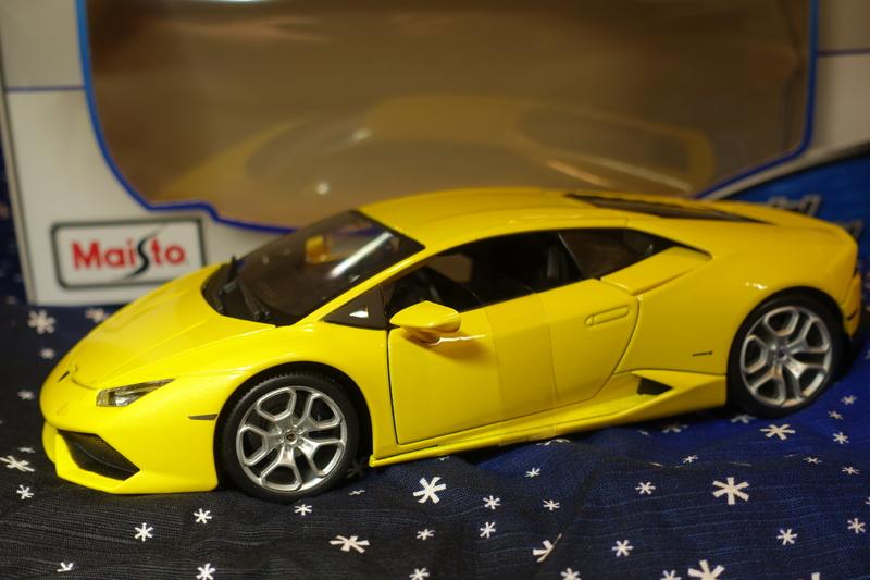 Maisto 1:18 Lamborghini Hurac’an LP 640-4藍寶堅尼  黃色 (缺貨)