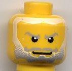 樂高王子 LEGO 8813 8781 5614 城堡 國王 灰袍巫師 大法師 臉 人頭 黃色 (*25-03)缺