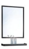【恒滿溢精品衛浴】不鏽鋼邊框鏡組S-029-036-黑