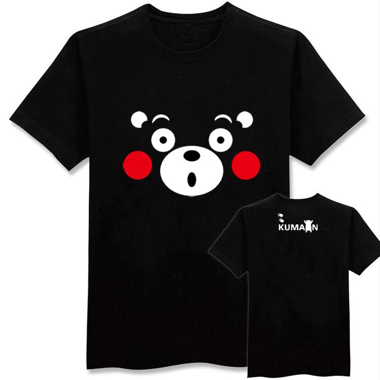熊本熊T恤 搶手貨來襲 動漫男女KUMAMON 熊本 熊吉祥物 T恤 衣服 短袖 動漫 周邊 熊本熊 情侶T恤 男女通用