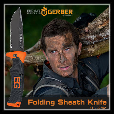 【原型軍品】全新 II Gerber Bear Folding Sheath Knife 求生 折刀