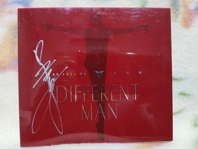 吳建豪cd=Different Man(宣傳品,有簽名)