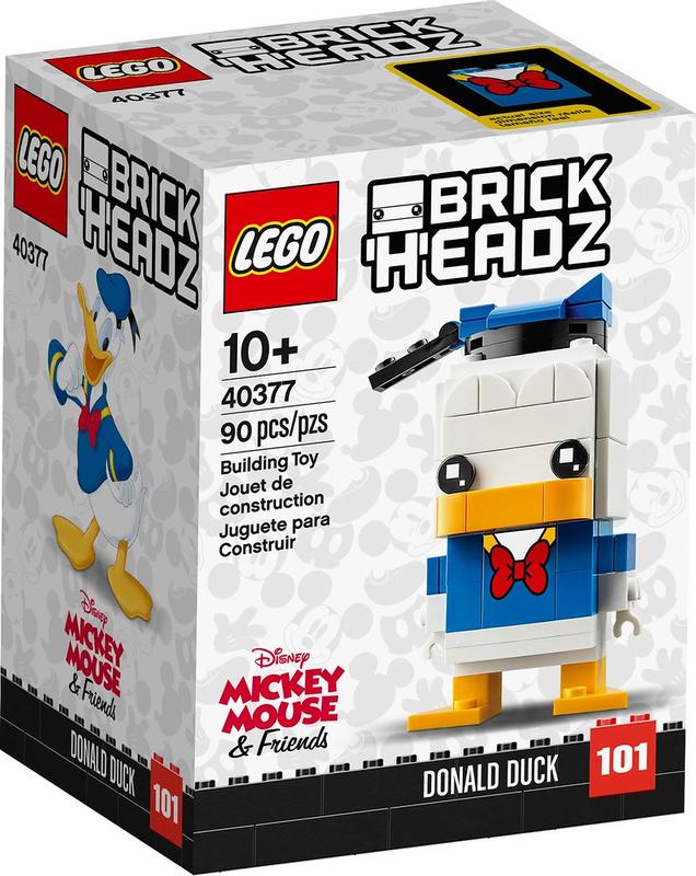 【積木樂園】樂高 LEGO 40377 BrickHeadz Donald Duck 唐老鴨