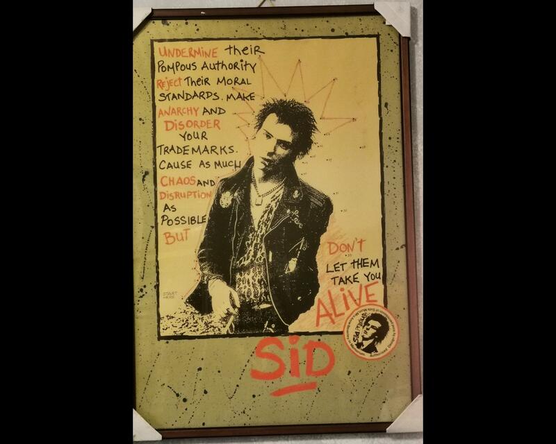 Punk 龐克 朋克 Sex Pistols Sid Vicious 絕版海報 #2