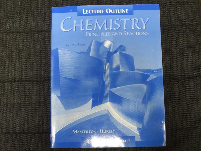 Chemistry: Principles And Reactions (4th) Masterton 題庫 + 解答