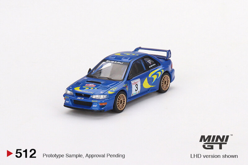 烈馬 MiniGT 1/64 Subaru Impreza #3 Winner Sanremo 1997 #512