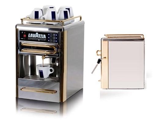 LAVAZZA EP-MATINEE 經典金色全鋼膠囊咖啡機(商用機)