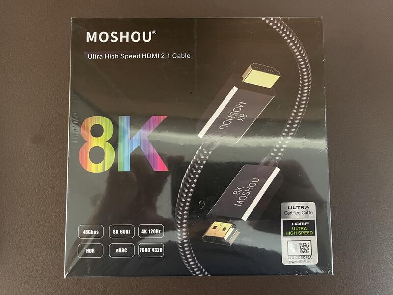 現貨 MOSHOU 魔獸 3米 鍍錫銅  HDMI線 8K HDMI 2.1  4K 120HZ ps5