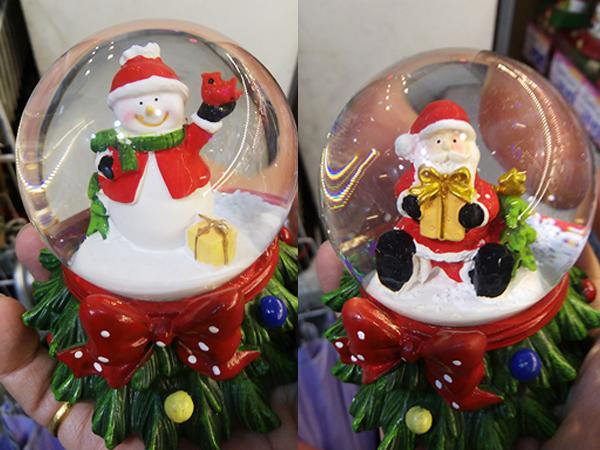 2017聖誕商品水晶球中號人物耶誕禮物200元
