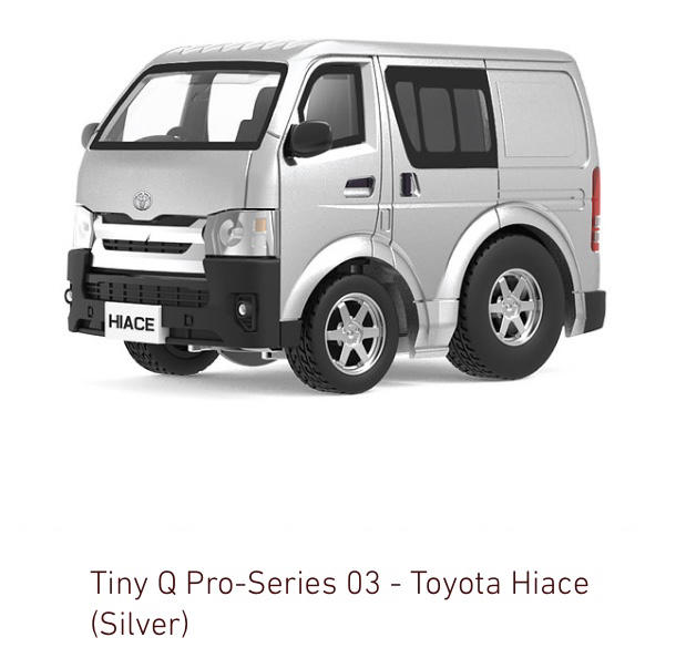 =天星王號=Tiny Q 微影 Toyota Hiace (Silver) 銀色