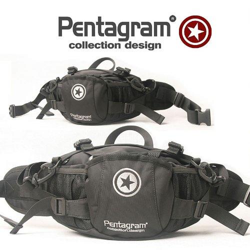 【Air Seven】Pentagram 五角星 經典防潑水腰包 多功能可變斜背包/單肩背包