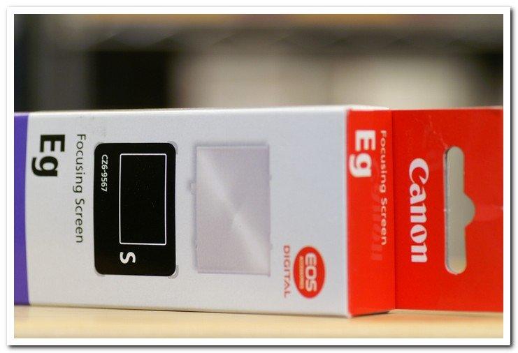 [CYF CANON 單眼及鏡頭配件館] 全新CANON 原廠 EG-S對焦屏 手動對焦鏡時使用