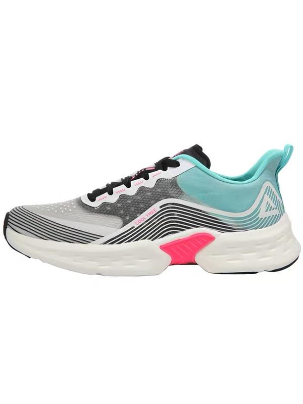[Absolut]Peak匹克 氫彈 慢跑鞋 透明鞋面 解構 極輕量 170克 藍粉 女鞋