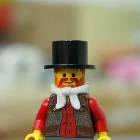 Lego 樂高 帽子 禮帽 黑色 魔術師帽