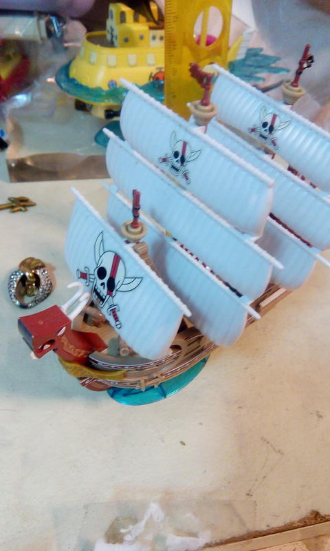 海賊王 航海王  MG 女帝  組裝模型船      組裝模型1