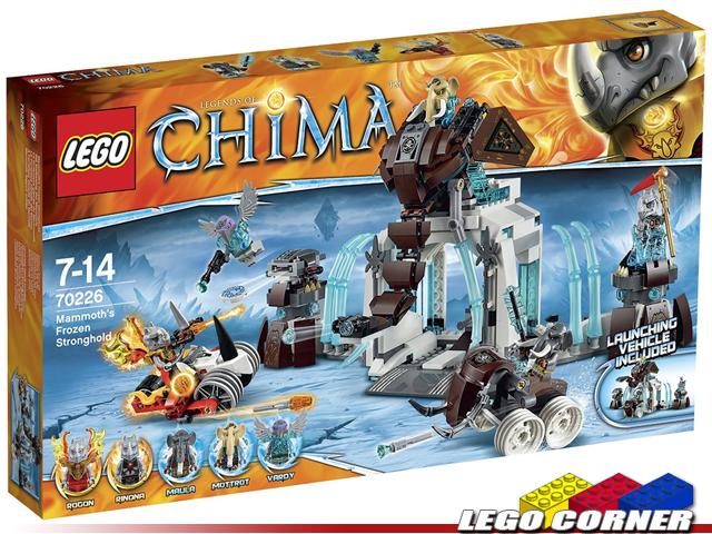 【LEGO CORNER】 LEGENDS OF CHIMA 70226 樂高神獸傳奇系列、猛獁的冰凍要塞~全新