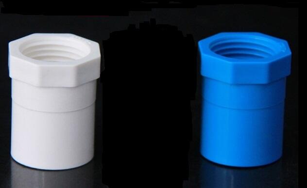 台灣現貨 PVC 藍/白色 內牙直接 (4分/6分/1吋/1.2吋/1.5吋) 水管接頭 魚菜共生 水族 DIY配件