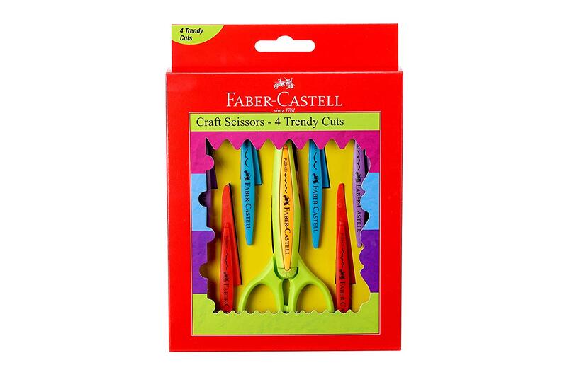 【UZ文具雜貨舖】Faber-Castell輝柏 專業藝術花邊剪刀(170401) 內附四種替換刀刃