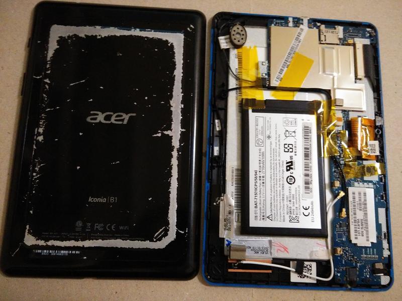 二手拆機良品 Acer Iconia B1-A71 主機板 電池 相機 平板零件 售價見內文