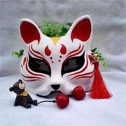 Japanese Red Cat Mask