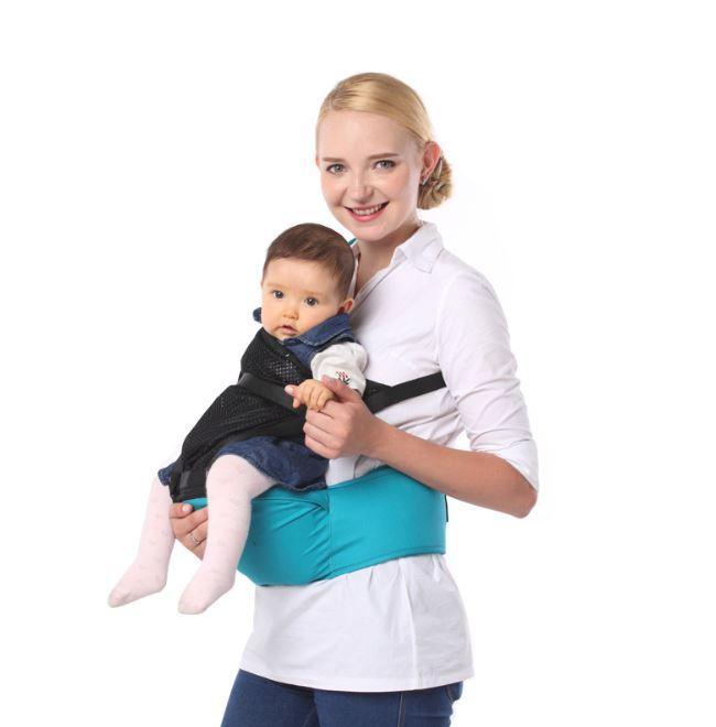 夏日必備 多功能 嬰兒腰凳 搭配單肩網狀背帶 寶寶腰凳 嬰兒抱嬰腰凳透氣 嬰兒背帶 腰椅嬰兒背巾 坐墊