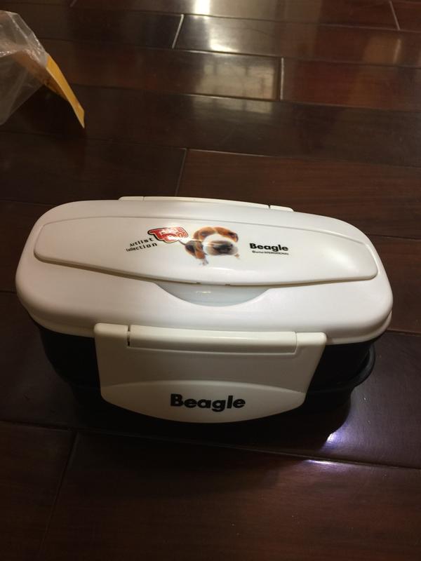 beagle 雙層便當盒 野餐盒 保鮮盒 餐盒