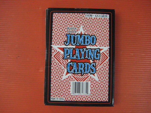 轉蛋玩具館~現貨 超大 紙質 撲克牌 Jumbo Playing Cards 台南