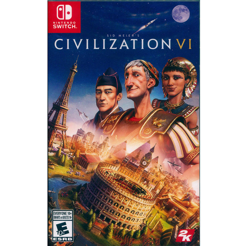 【一起玩】NS Switch 文明帝國 6 中英日文美版 Sid Meier's Civilization VI