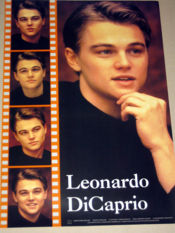 【美國進口電影小海報】鐵達尼號  李奧納多狄卡皮歐Leonardo DiCaprio (1997年)