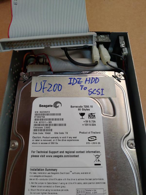 UF200 SCSI HD 改 IDE HD To SCSI,直購價非成交價