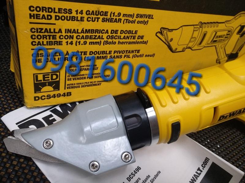 補貨)美國DEWALT 得偉DCS494B 20V 電動鐵皮剪刀浪板剪(18V)(平輸品) 非DCS496, 露天市集