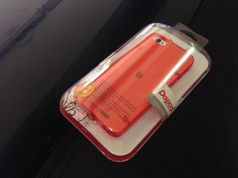 *V&C潮流*原廠DAPAD APPLE iPhone5S iPhone 5S 紅雙料背蓋 雙色保護殼 水晶殼 保護套 手機殼 可加購螢幕保護貼60起