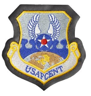 AF-P12F 美軍 公發 美國空軍中央司令部  彩色 胸章 A2 飛行夾克用臂章