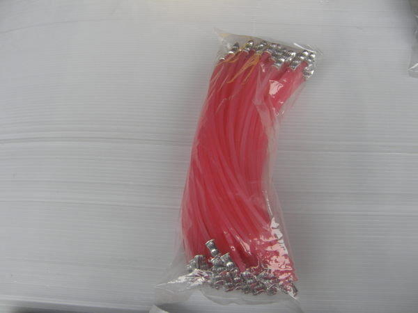 響磊企業社 割草機配件 - 牛筋繩(紅色)材質耐用 一包100條 歡迎大量採購享優惠