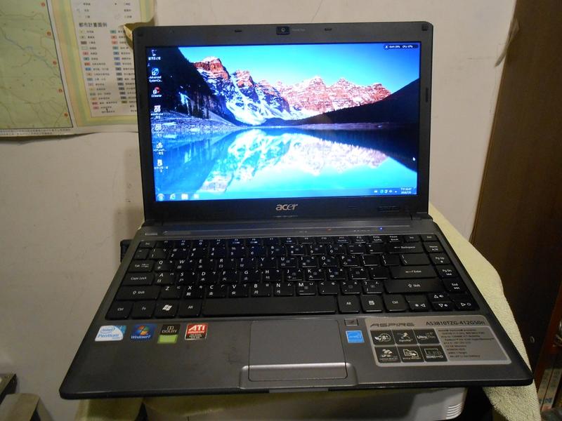 Acer AS3810TZG 13.3吋 輕薄雙核獨顯筆電 【低溫、螢幕棒、音效佳、電池良】