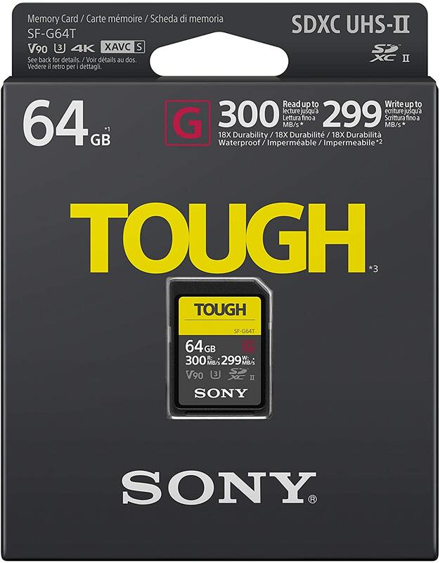 【高雄四海】SONY SF-G64T 64G SD全新公司貨．頂級高速記憶卡．防水防塵耐候．限量特價．寫入299MB/s