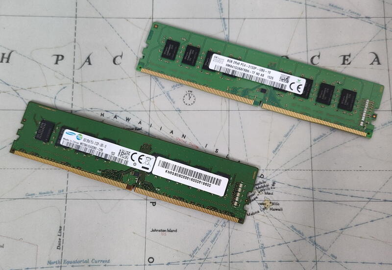 Skpc: 三星 海力士 DDR4 2133P 8GB 桌上型記憶體 雙面 8g