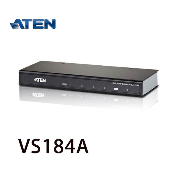 【MR3C】含稅附發票 ATEN 宏正 VS-184A VS184A 4埠HDMI影音分配器 (附HDMI線*1)