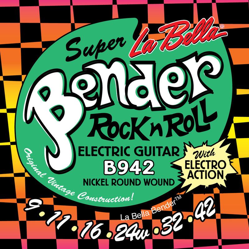 【ismusic】La Bella Super Bender ★美國百年品牌原廠代理 ★電吉他弦 09-42 搖滾復刻