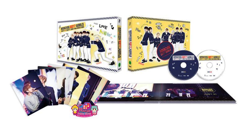GOT7 [ 2nd FM DVD ] 限量版 ＜韓格舖＞ Amazing GOT7 Wolrd  見面會 寫真集 照片